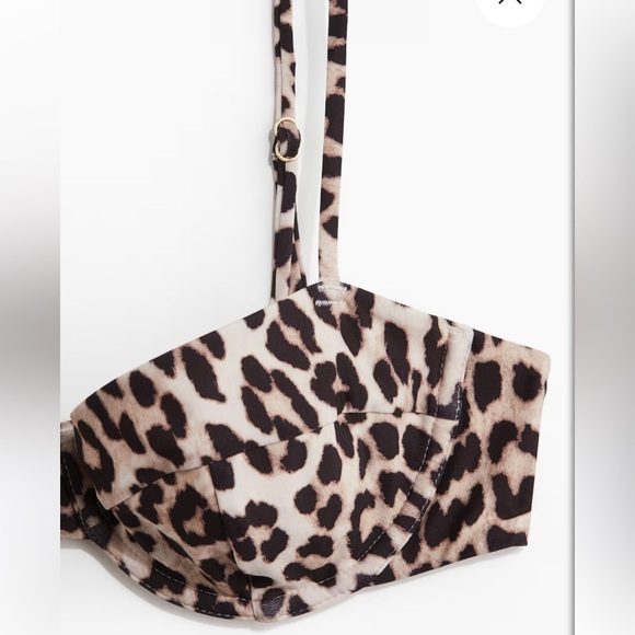 Leopard Print swim Bra - Picture 2 of 6